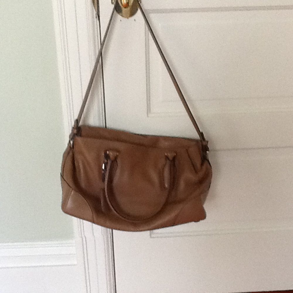 Jil Sander Brown Leather Tote shoulder bag